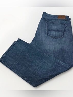 Lucky Brand 429 Straight Jeans 42x32 Medium Wash Denim Mens Classic Fit